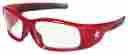 Sr130 10.50 Swagger Crews Safety Glasses Crimson Red Clear Free Expedited Shipping