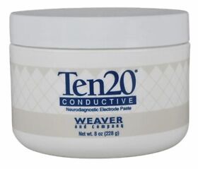 Ten20-8j 3 Ten 20 Conductive Weaver Neurodiagnostic Electrode Paste 8 Oz Jar 11/2022
