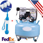 370097-110v 370098-220v Denshine Dental Medical Noiseless Oilless Air Compressor Machine 190891298256