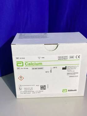 Abbott 03l7922 Architect Series Calcium Reagent 5x13ml 1.500 Tests Pn#