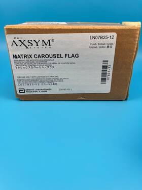 Abbott 07b25-12 Axsym Analyzer 07b2512 Carousel Matrix Cell With Flag New Factory Sealed
