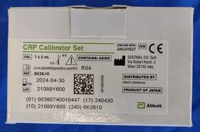 Abbott 6k26-10 Architect Series Crp Calibrator 7 X 2ml Pn# 06k2610