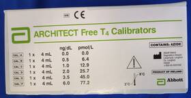 Abbott 7k65-02 Architect Series Free T4 Calibrators Pn# 07k6502