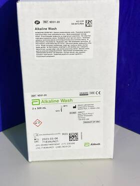 Abbott Laboratories 9d3120 Architect Series Alkaline Wash 2x500ml Pn# 09d3120