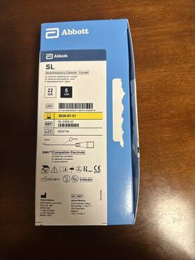 Sl-c505-22 Abbott Radiofrequency Cannula - Curved 22ga 5cm