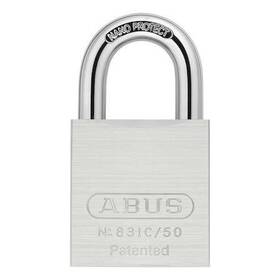 83ic Abus 83ic/50 Padlock Coreless Standard Shackle Rectangular Brass Body Steel