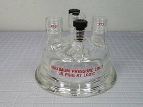 D116371 Ace Glass Incorporated Pressure Reaction Head 5 Neck 4 In Id O-ring Flan D116371 Ace Glass Incorporated Pressure Reaction Head 5 Neck 4 In Id O-ring Flan