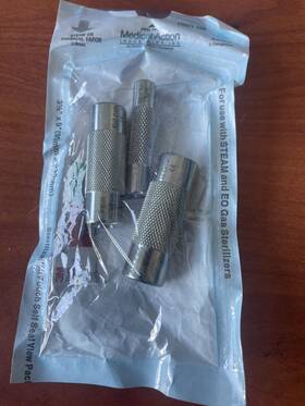 013528 Acufex Graft Sizing Tubes Lot Of 3