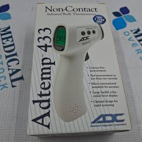 92-433-00 Adc Adtemp 433 Non Contact Infrared Body Thermometer White New