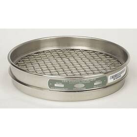 4ss8h Advantech Sieve #4 S/s 8 In Half Ht