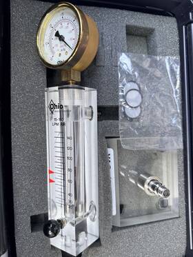 0175-1453-000 Aeros Vac-u-test Hi-flow Medical Vacuum Diagnostic Test Kit Ohio 0175-1453-000 Aeros Vac-u-test Hi-flow Medical Vacuum Diagnostic Test Kit Ohio