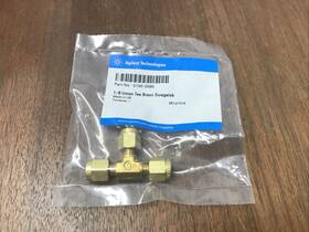 0100-0090 Agilent Technologies Tee 1/8 In Union Brass Swagelok