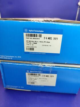 50439310 Agilent 96 Well Plate 0.5ml 14mm 30/pk