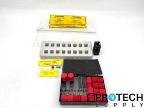 5063-6577 Agilent Lot Of Tray 16 Spectrophotometer Cells / 6pk Closed Cap 10mm