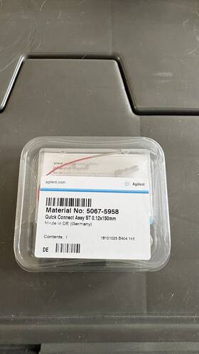 5067-5958 Agilent Quick Connect Assay St 0.12x150mm P/n 5067-5958 Agilent Quick Connect Assay St 0.12x150mm P/n