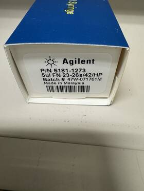 5181-1273 Agilent Gold Standard 5ul Gc Syringe Brand New