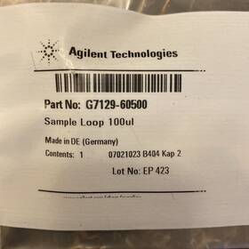 G7129-60500 Agilent Technologies Sample Loop 100ul Part No
