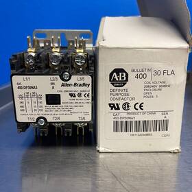 Allen-bradley 400-dp30na3 Allen-bradley Contactor Definite Purpose Coil 208/240v 3-pole 600vac