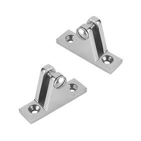 Amadget 611040798491 2 Pcs Marine Boat Deck Hinge Mount Bimini Top Fitting Hardware 316 Stainless
