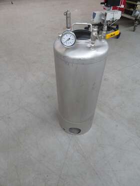 T304l Apache Stainless Equipment Corp Gallon Portable Pressure Vessel 12 Inch D