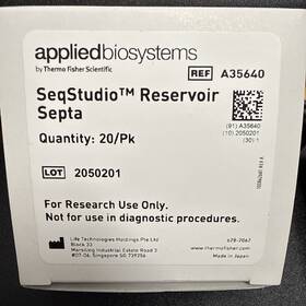 Applied Biosystems A35640 Seqstudio Reservior Septa 20/pack New