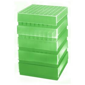 Arg-r3115 Argos Technologies R3115 Green Polypropylene 81 Place Microcentrifuge Tube Freezer Storage