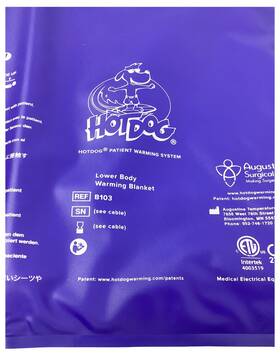 B103 Augustine Temperature Management Hotdog Warming Blanket