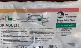 22103 Ballard Closed Suction System-tracheotomy 9 Individually Sealed Exp 6/27