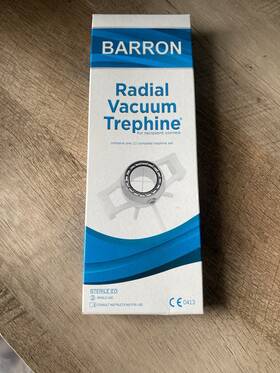 K20-2054 Barron Radial Vacuum Trephine 7.0mm Dia-ref