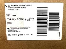 Bd 25208e Case Of 50 Smartsite Extension Set