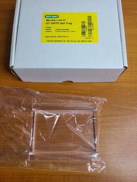 1704435 Bio-rad Mini-sub Cell Gt Gel Tray Brand New Uvtp 7x10cm