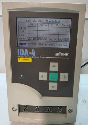 Bio-tek Ida-4 Bio-tek Model Number Infusion Pump Device Analyzer White