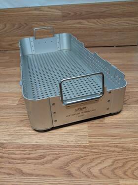595557 Biomet Acetabular Reamer Case Sterilization Tray 21 Inch X 9.5