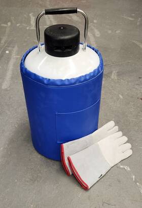 Yds-10 Bonvoisin 10l Liquid Nitrogen/cryogenic Container - Used With Some Accessories Yds-10 Bonvoisin 10l Liquid Nitrogen/cryogenic Container - Used With Some Accessories