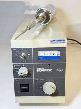 Branson 801234813028 Sonifier 450 Ultrasonic Homogenizer Cell Disruptor System Probe