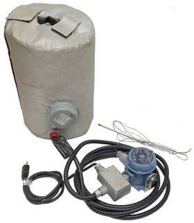E121-13443 Briskheat Hcw8191001 Corp Fiberglass Heating Sleeve With Control E121-13443 Briskheat Hcw8191001 Corp Fiberglass Heating Sleeve With Control