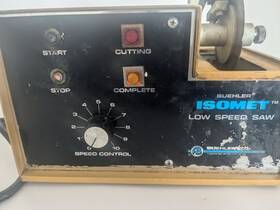 11-1180-160 Buehler Isomet Low Speed Saw - Fully Functional Po56 11-1180-160 Buehler Isomet Low Speed Saw - Fully Functional Po56