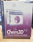 Chem3d Cambridge Soft Cs Molecular Modeling And Analysis Information Software Nos