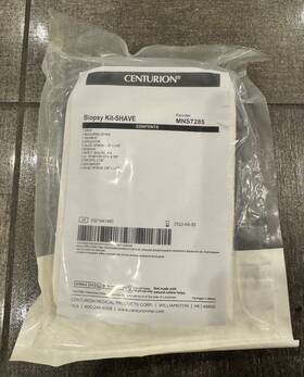 Mns7285 Centurion Biopsy Shave Tool Sterile Surgical Blade Procedure Kit
