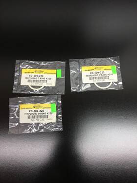 Cg-309-220 Chemglass Pn Perfluro Oftring #220 Lot 3 Pks Cg-309-220 Chemglass Pn Perfluro Oftring #220 Lot 3 Pks