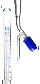 Ch0238h Class B 100ml Borosilicate Burette 0.2ml Graduations Tolerance