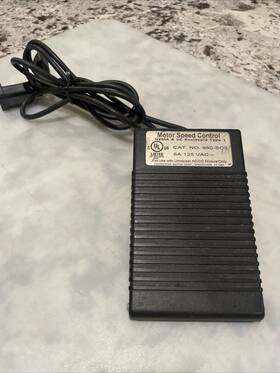 980-sc3 Clipper 632-sc3 Cat No. Control Foot Pedal 6a 125 Vac Motor Speed