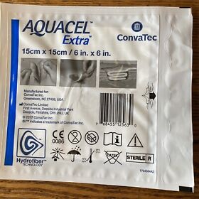 420673 Conva Tec Aquacel Extra 6in X 15cm Lot Of 7 Dressings