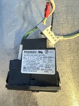 Pe0ssss60 Corcom Emi Noise Suppression Filter For Beckman Coulter Vi-cell Xr