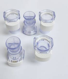 Mpx32003 Cpc Quick-disconnect Fitting Sealing Cap Polycarnonate / Inch Flow Size