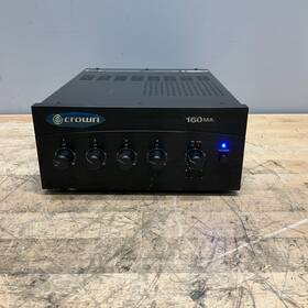 G160ma Crown Audio 160ma Commercial Series Mixer Amp Tested And Working