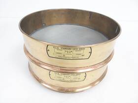 Us12-60fs Dual Manufacturing Co 2 Astm E-11 Sieve 1180 Um 250 12 Inch Brass Stainless Mesh