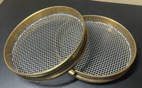Us8-5hs Dual Manufacturing Co 2 Pack - U.s. Standard Sieve Series 8 Inch No. 5 Brass Frame Duel Mfg.