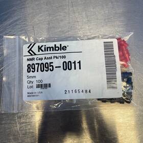 897095-0011 Dwk Life Sciences / Kimble Dwk/kimble Kontes Nmr Tube Pressure Cap Assorted 20 Each 5 Mm Pe