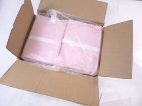 8103 Dynarex 50 Pack Pink Universal Tissue Poly 3 Ply Exam Gowns